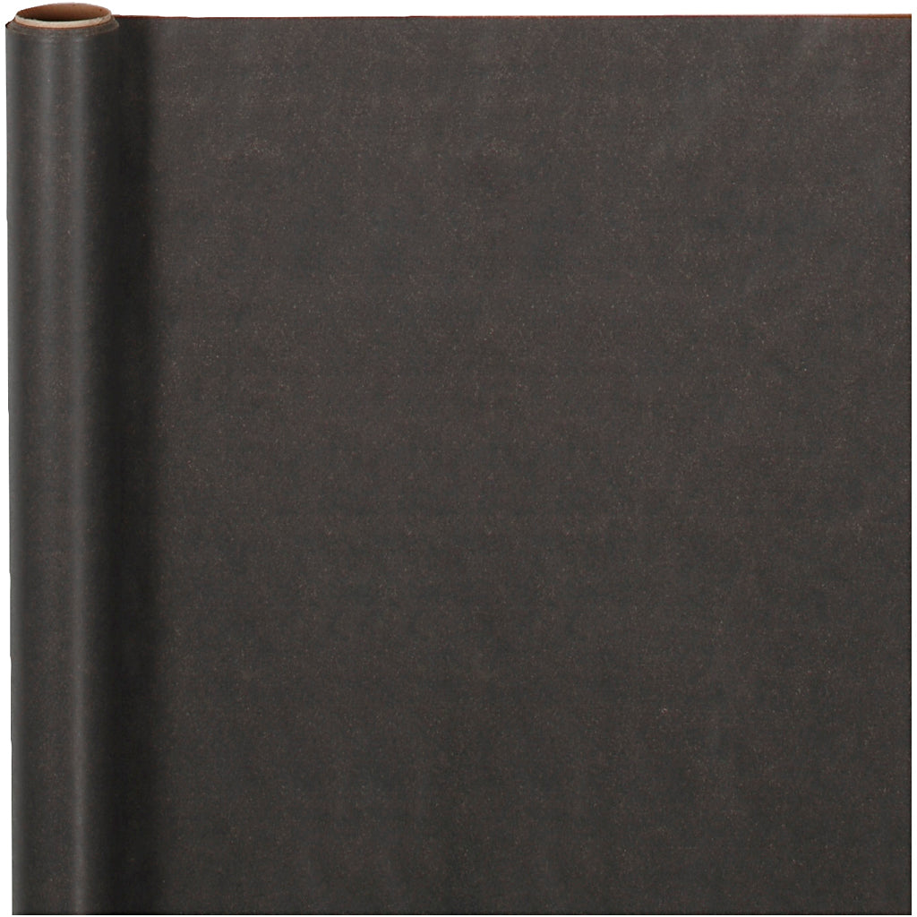 Wrapping Paper, W: 50 cm, 60 g, black, 5 m/ 1 roll
