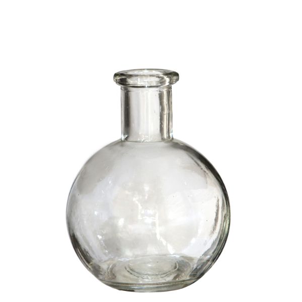 Glass Belly Bottle 10cm tall Ø 8cm (tray with 24 pcs)