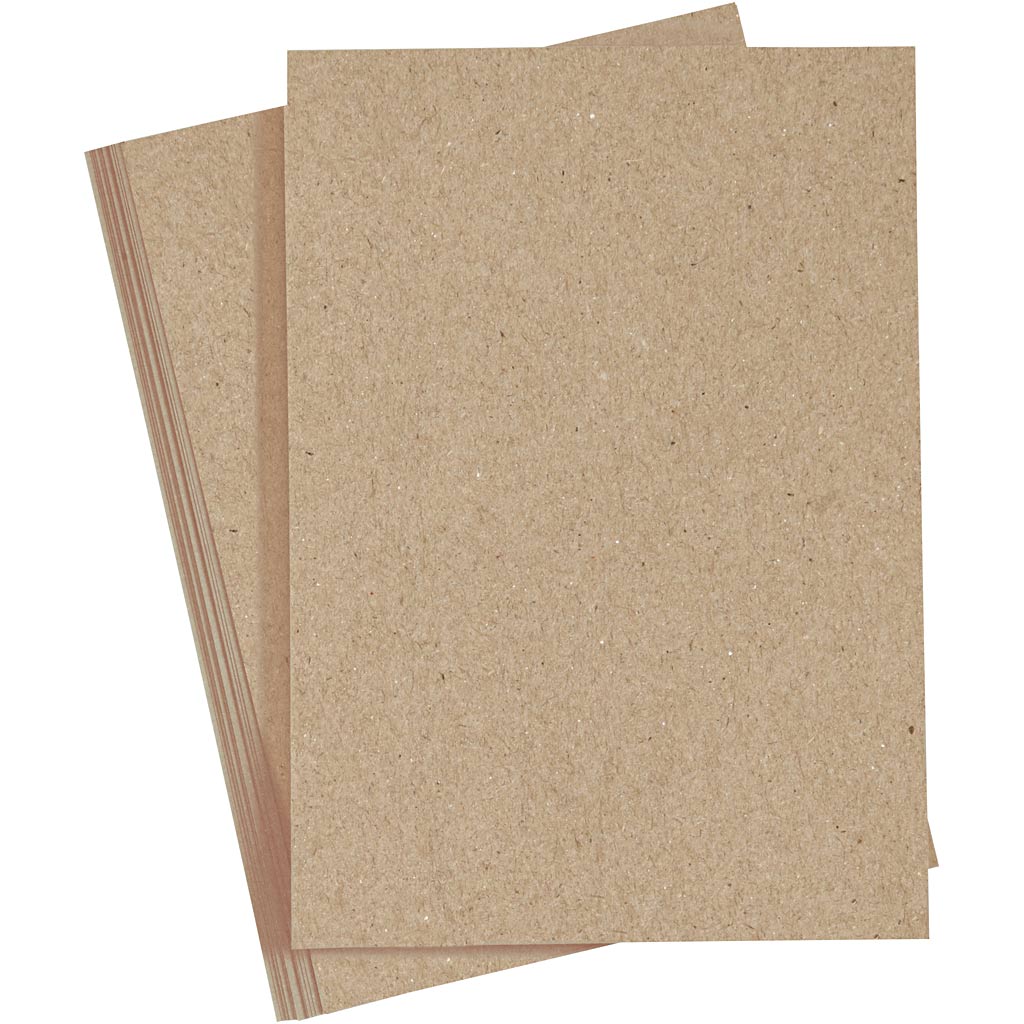 Card, A4, sheet 210x297 mm, 220 g, natural, 10 pc