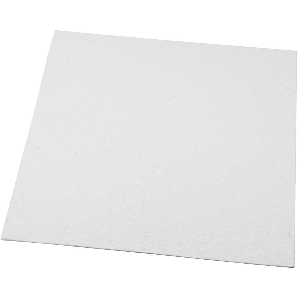 Canvas Panel, size 30x30 cm, thickness 3 mm, 280 g, white