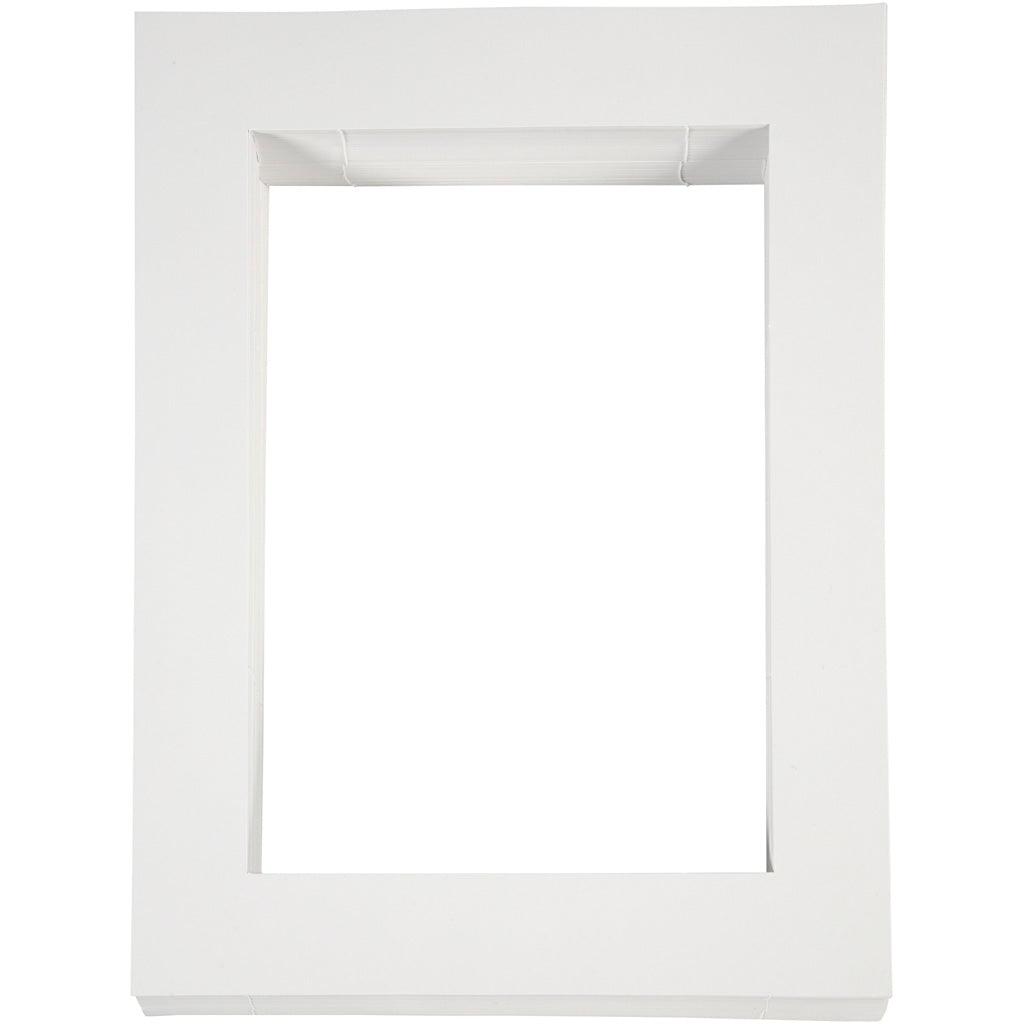 Picture Mount, A4, size 28,5x37 cm, 500 g, white, 100 pc