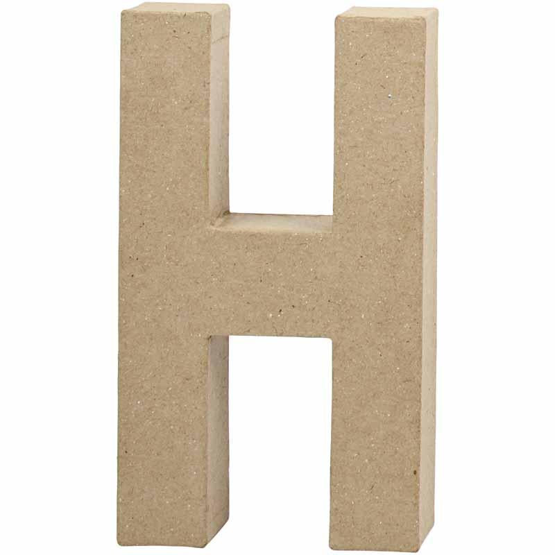 Letter, H, H: 20,2 cm, W: 11,2 cm, thickness 2,5 cm