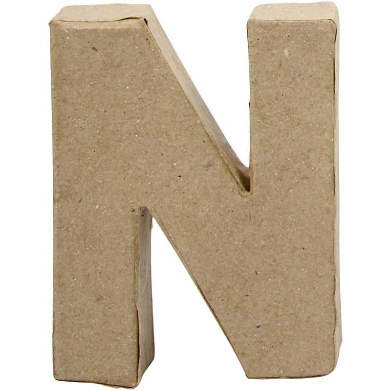 Letter, N, H: 10 cm, W: 7,8 cm, thickness 2 cm
