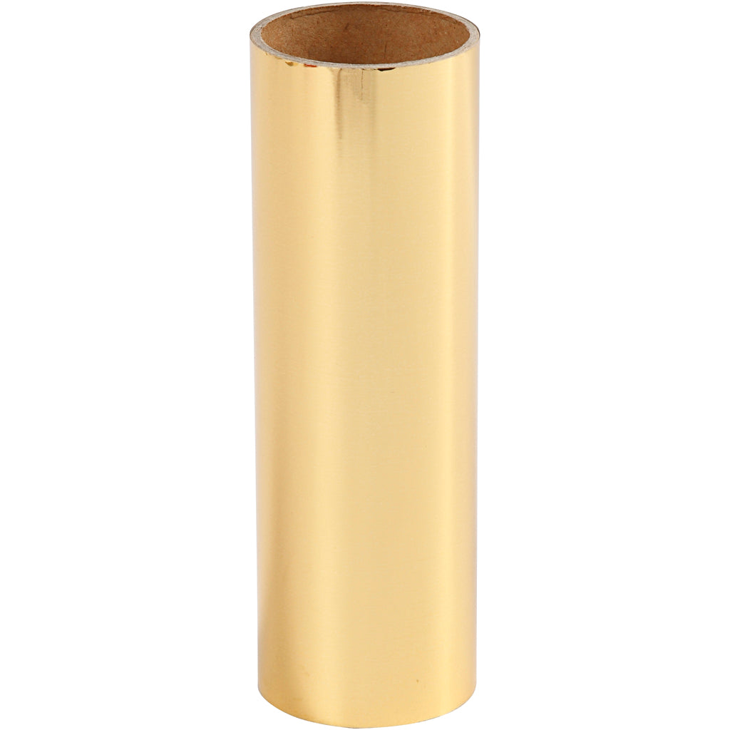 Deco Foil, W: 15,5 cm, thickness 0,02 mm, gold, 50 cm/ 1 roll