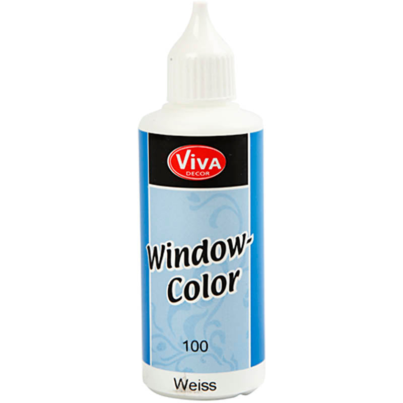 Viva Decor Window Color, white, 80 ml/ 1 bottle