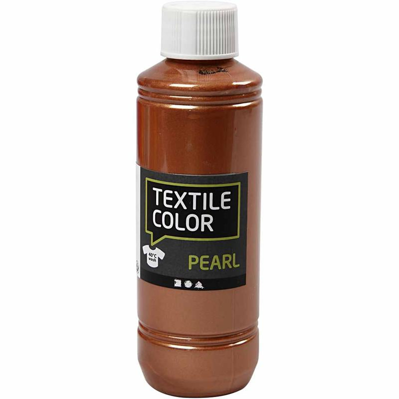 Textile Color, mother of pearl, copper, 250 ml/ 1 bottle