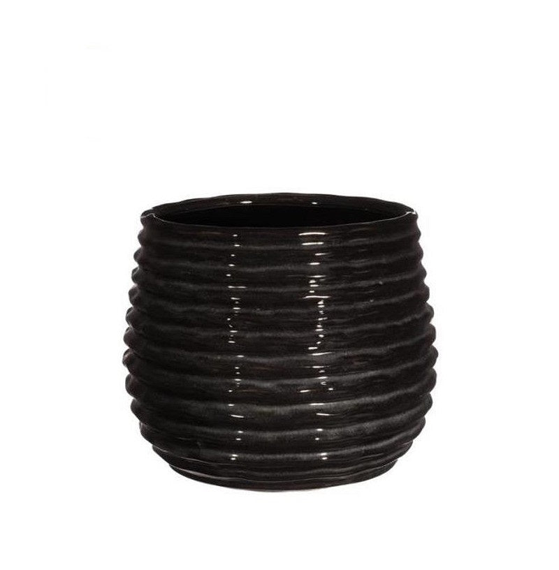 Pot Black Anthracite Rise Ø10 x h: 13,5 cm (6 Pcs)