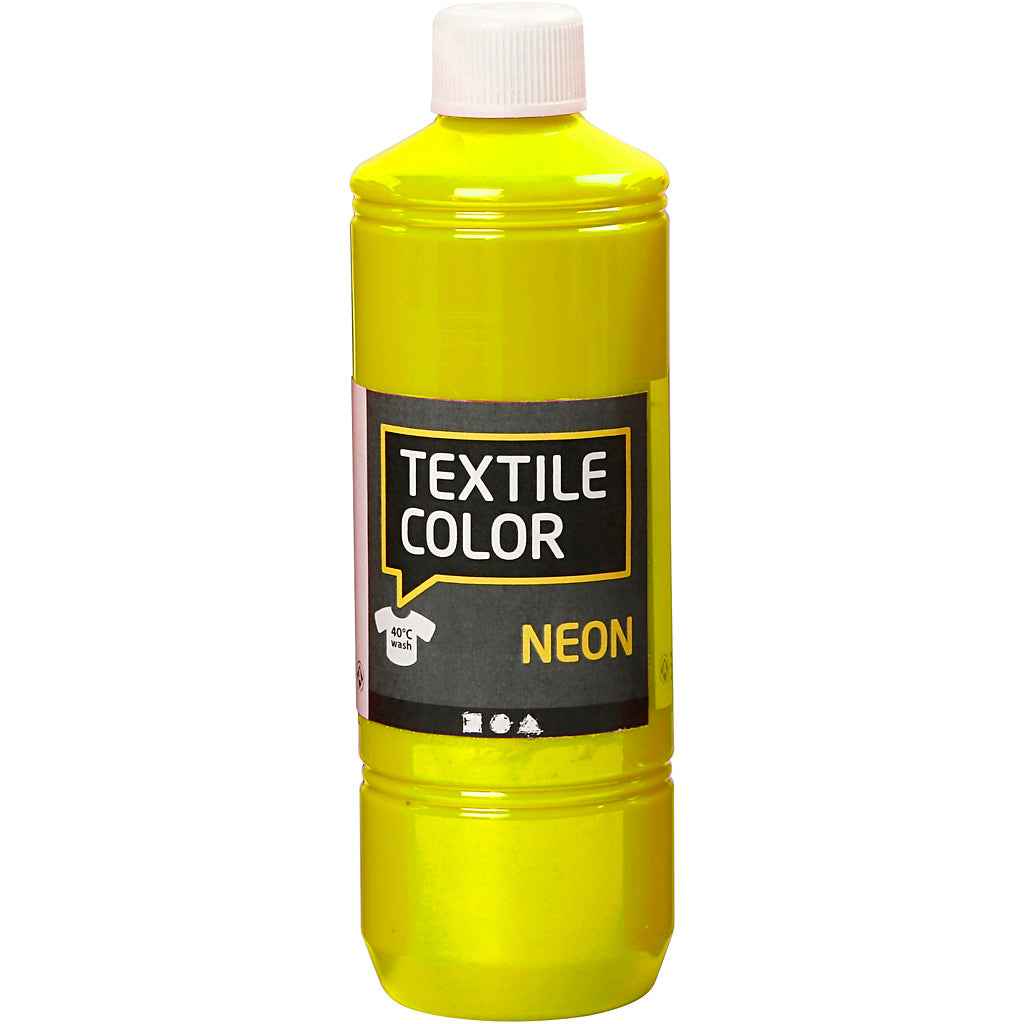 Textile Color, neon yellow, 500 ml/ 1 bottle
