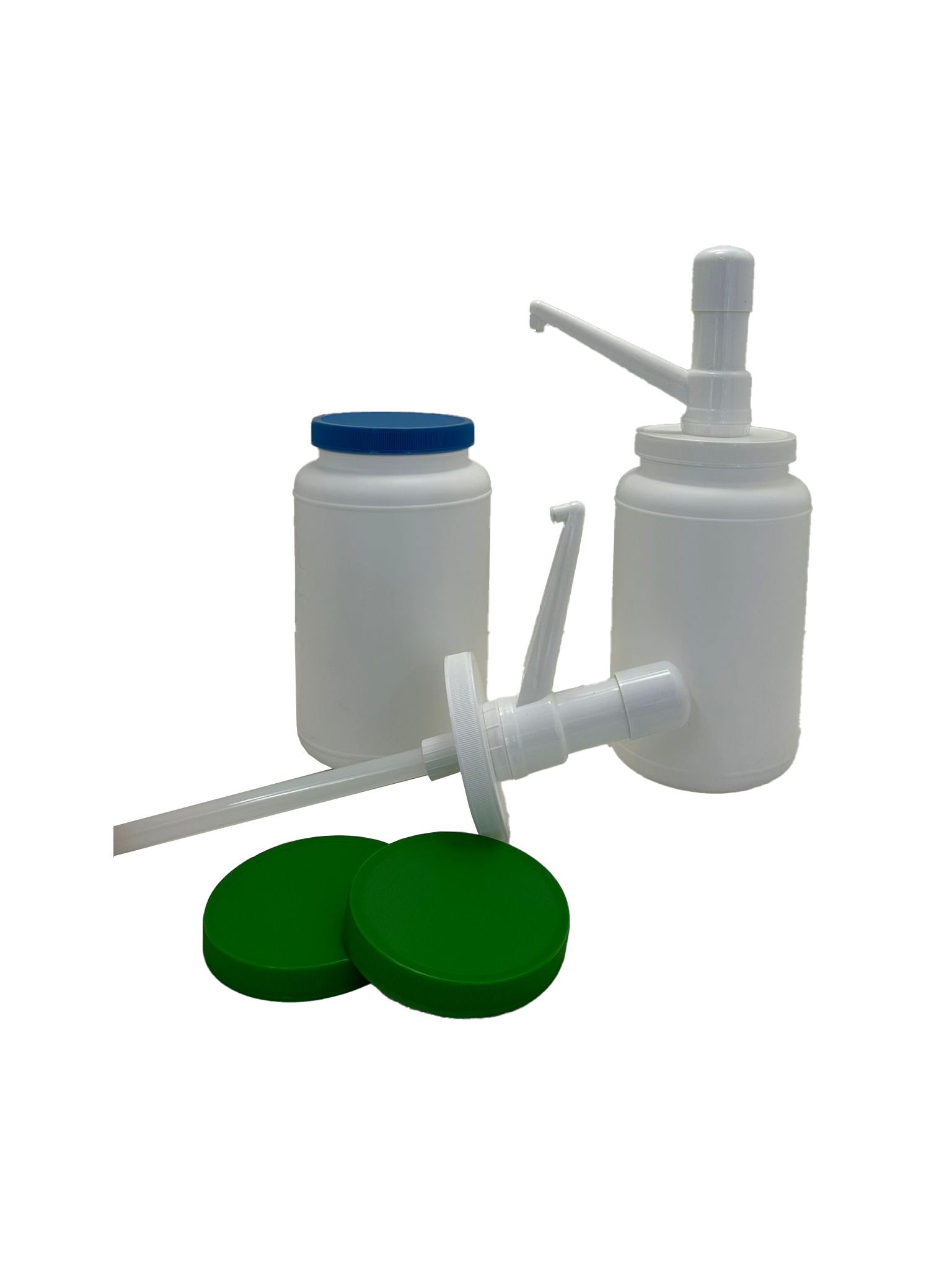 3L kunststof doseercontainer met schroefdeksel – geschikt voor pomp (1 st)