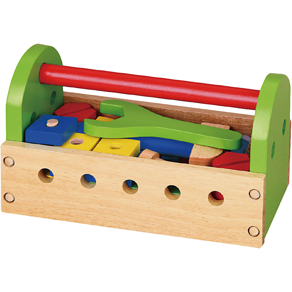 VIGA toy toolbox, size 25x14x12 cm