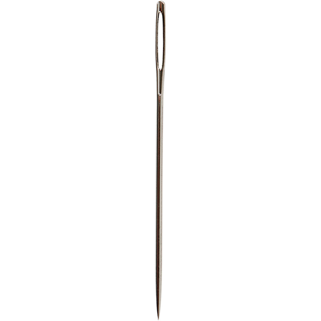 Cross Stitch Needles, no. 20, L: 43 mm, with sharp tip, 25 pc