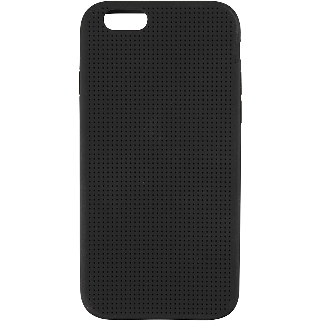 Mobile Phone Cover To Embroider, no. 6/6S, size 6,8x13,8 cm, thickness 8 mm, black
