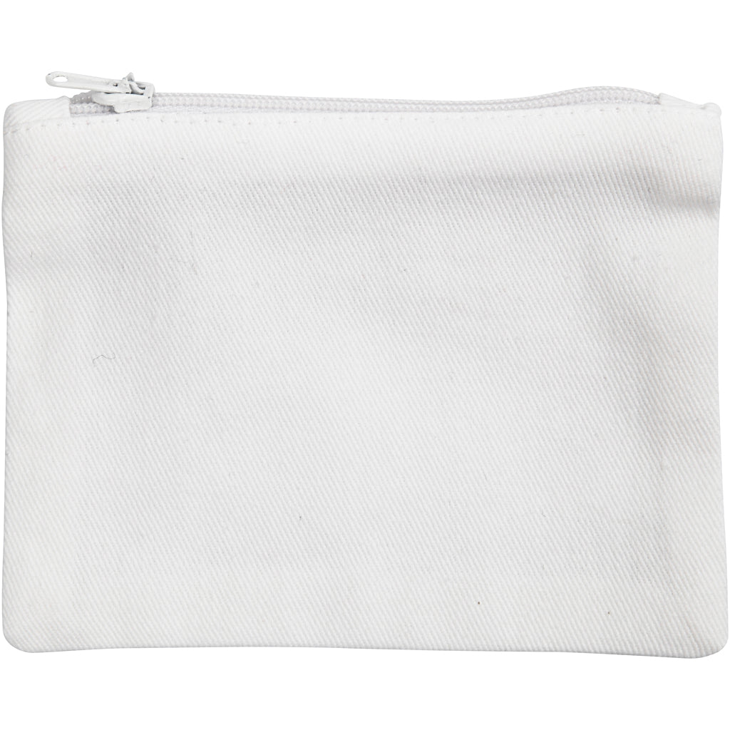 Purse, size 9x12 cm, 210 g, white