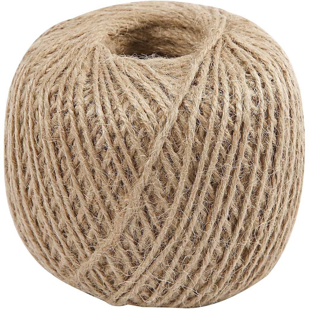 Natural twine, thickness 2 mm, 180 m/ 1 roll
