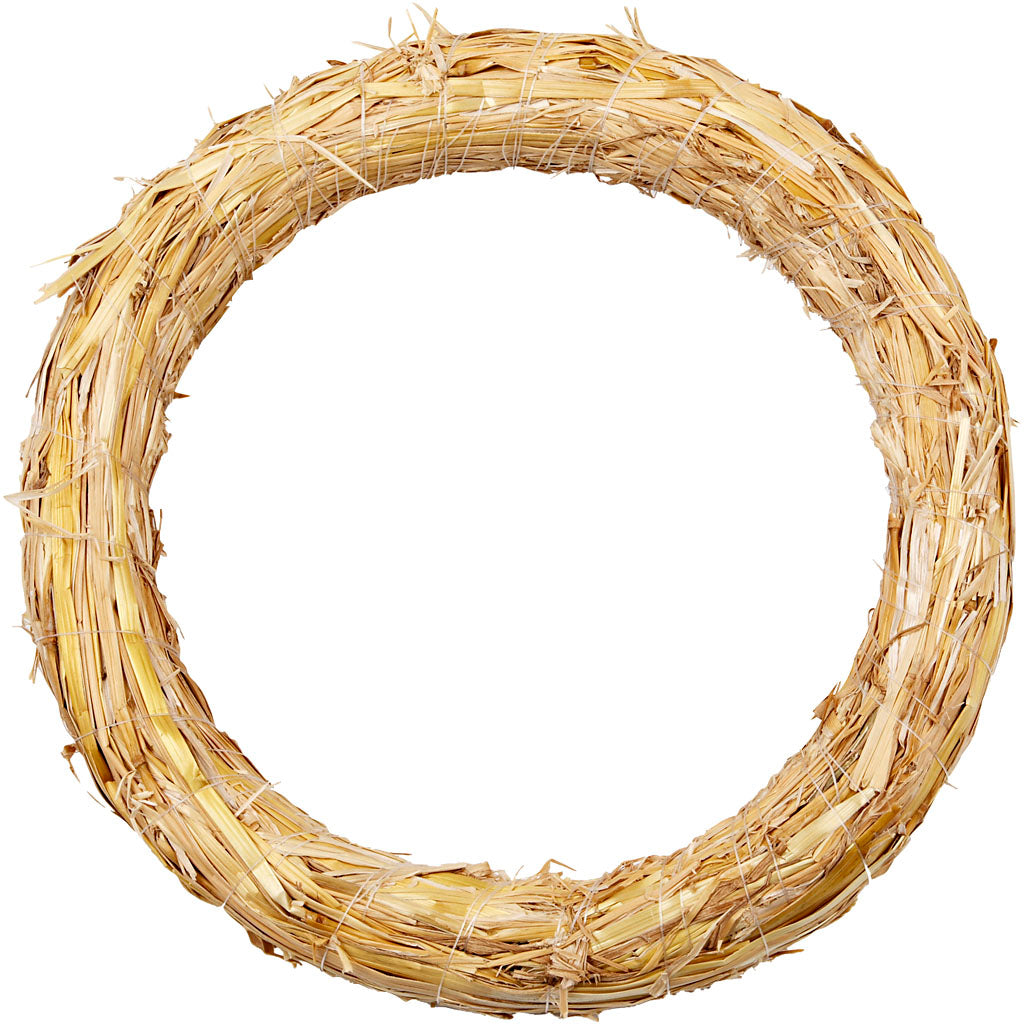 Straw Wreath, dia. 27 cm, thickness 3 cm