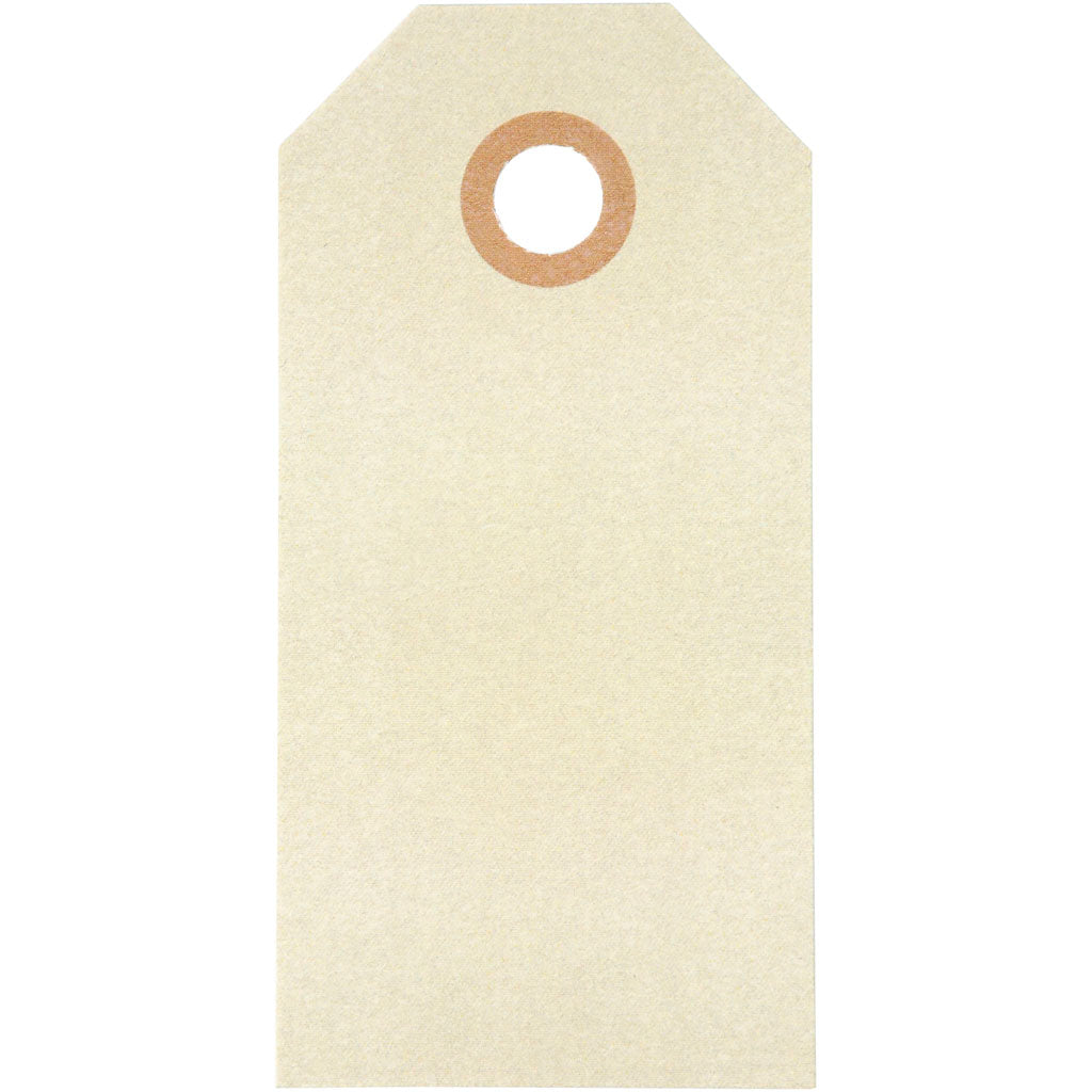 Manila Tags, size 4x8 cm, 250 g, cream, 1000 pc