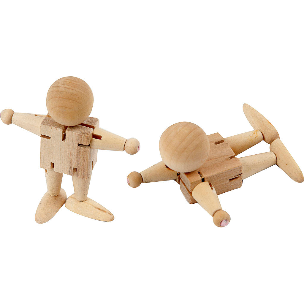 Elastic Figure, H: 8 cm, 5 pc