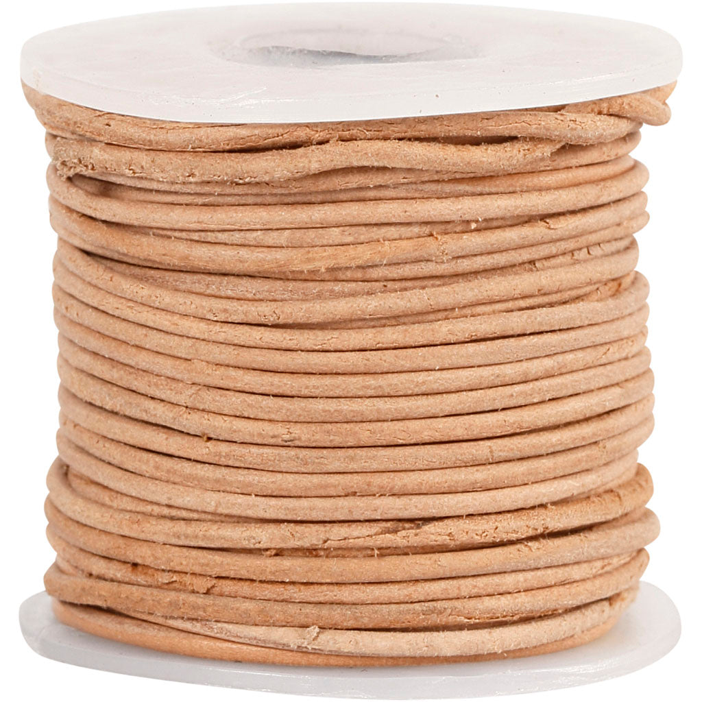 Leather Cord, thickness 1 mm, 10 m/ 1 roll