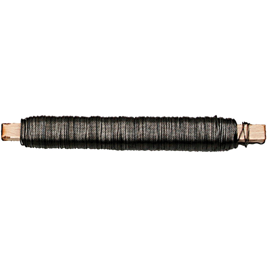 Florist Wire, thickness 0,5 mm, black, 10x50 m