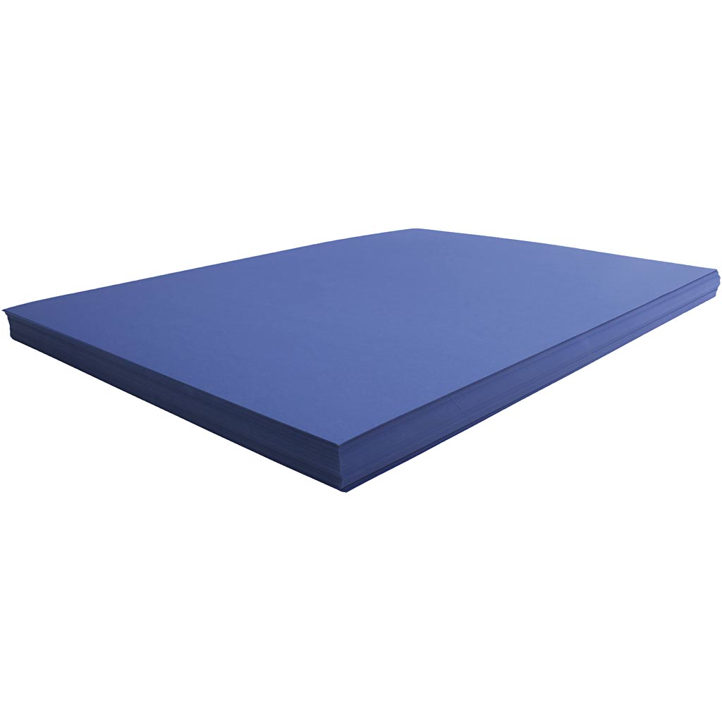 Card, sheet 50x70 cm, 270 g, dark blue, 100 sheet
