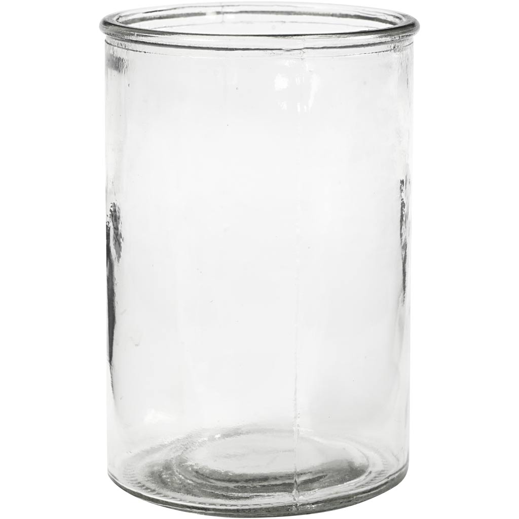 Tea Light Candle Holder, H: 14,5 cm, dia. 10 cm, 6 pc