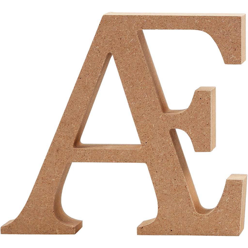 Letter, Æ, H: 13 cm, thickness 2 cm