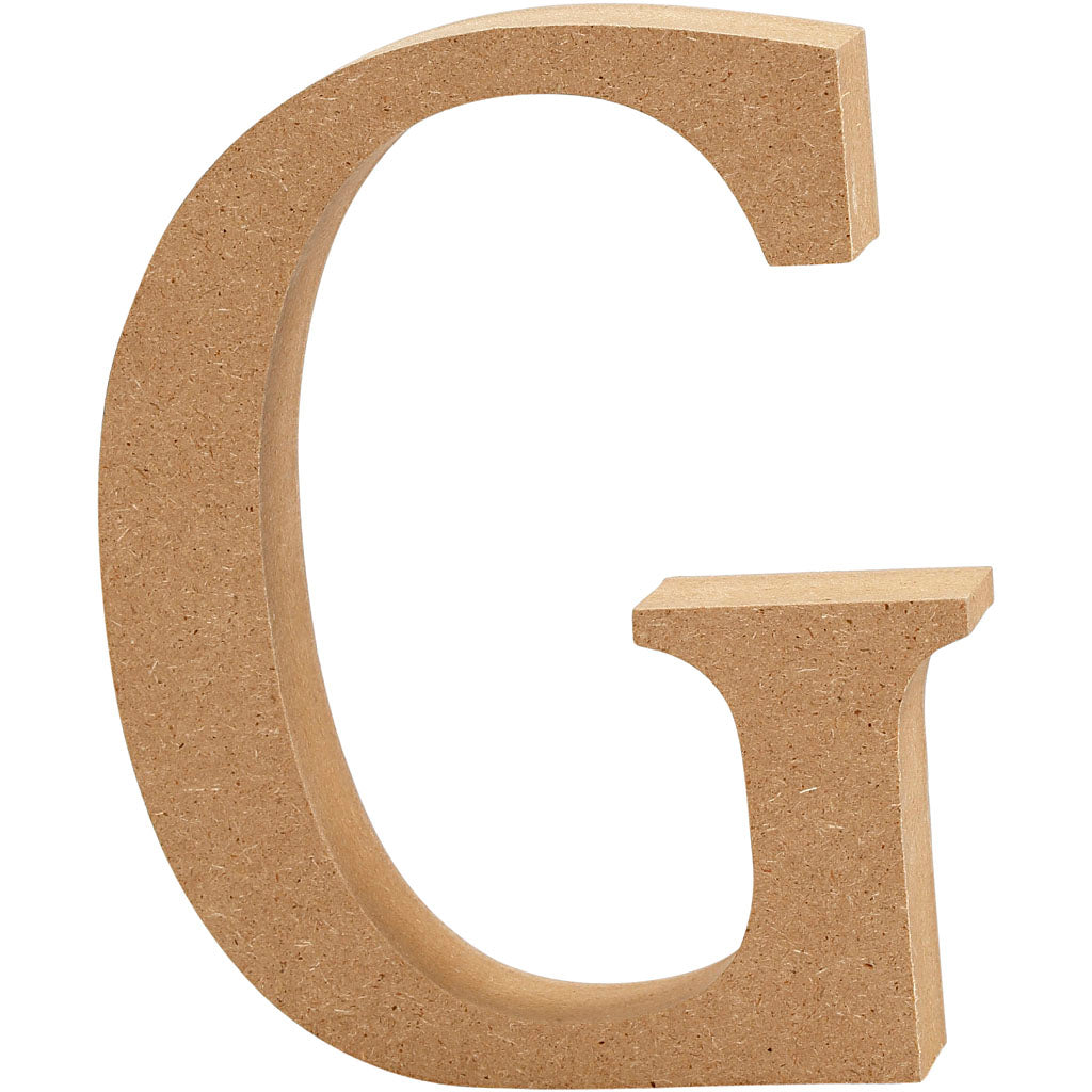 Letter, G, H: 8 cm, thickness 1,5 cm