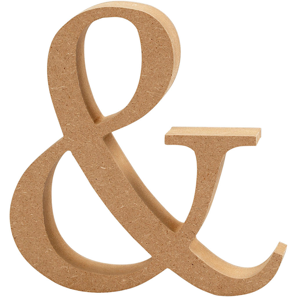 Symbol, &, H: 8 cm, thickness 1,5 cm