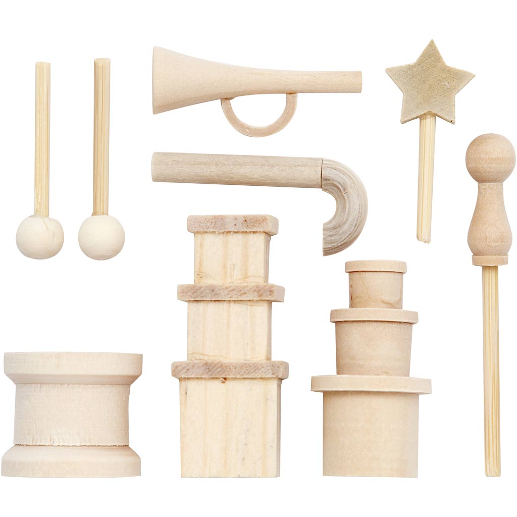 Small accessories, L: 2-5,5 cm, 1 pack