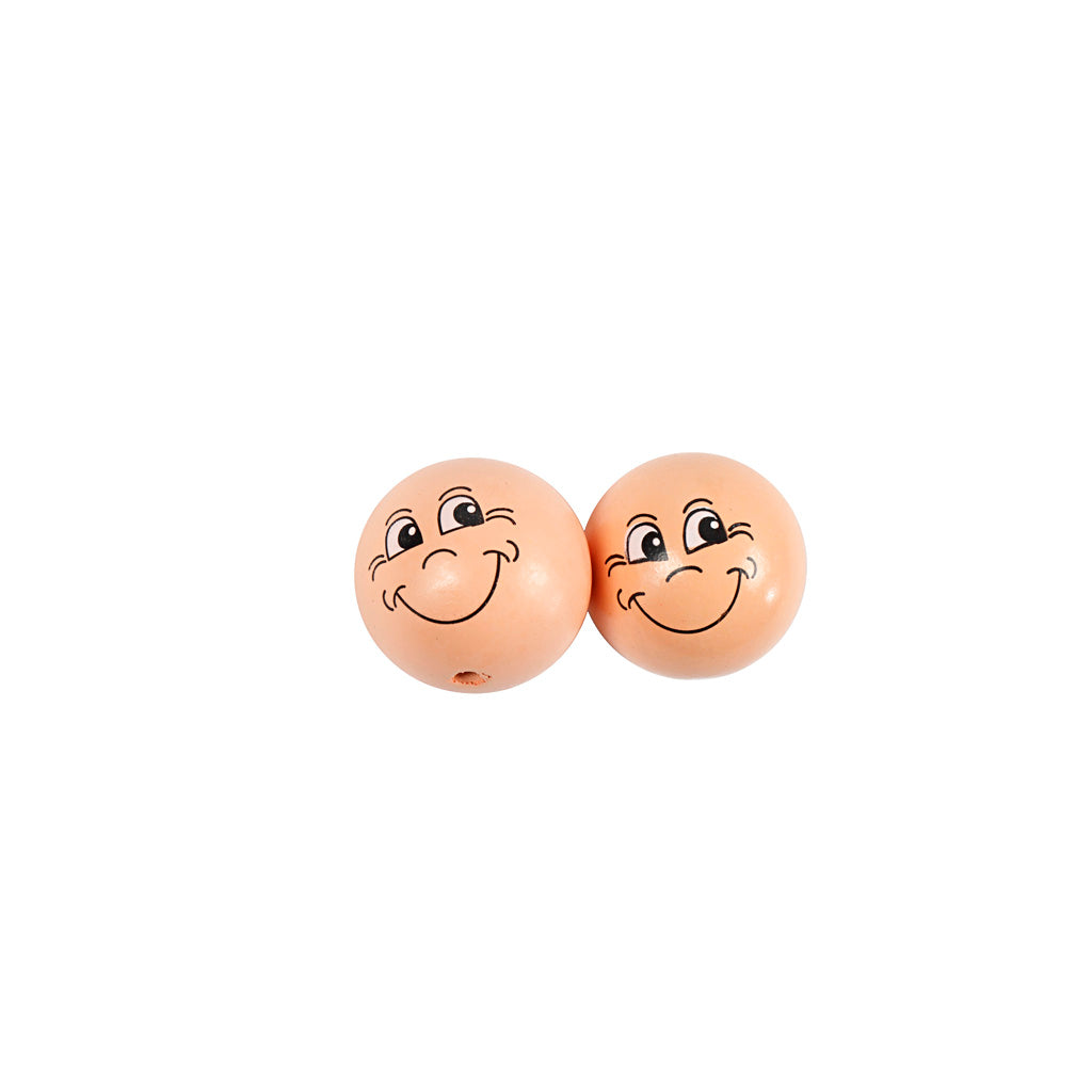 Heads, dia. 30 mm, light beige, 10 pc