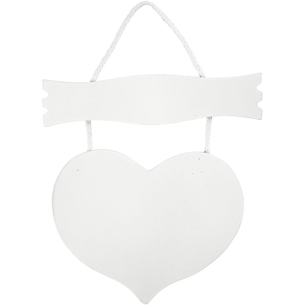 Heart and sign, size 28x19 cm, thickness 5 mm