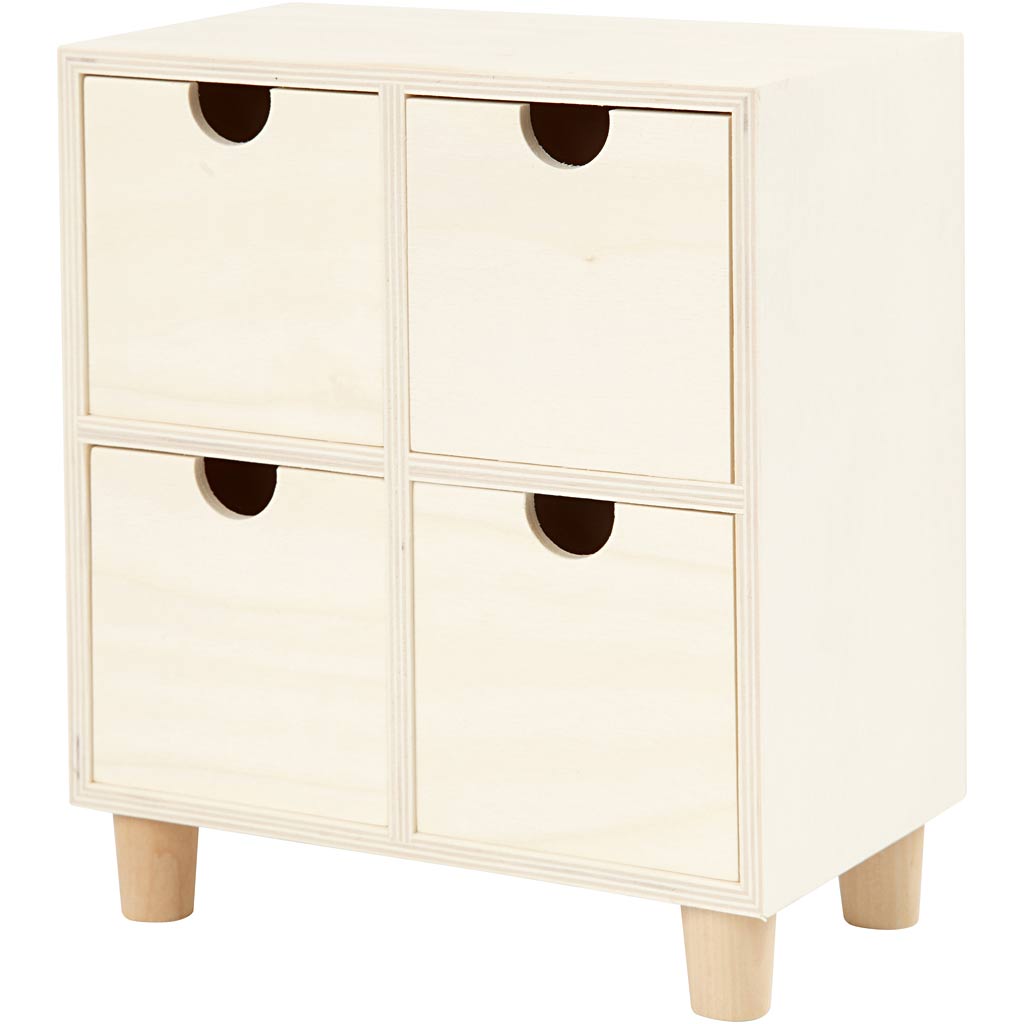Chest of Drawers, H: 23 cm, D. 11,5 cm, W: 20 cm