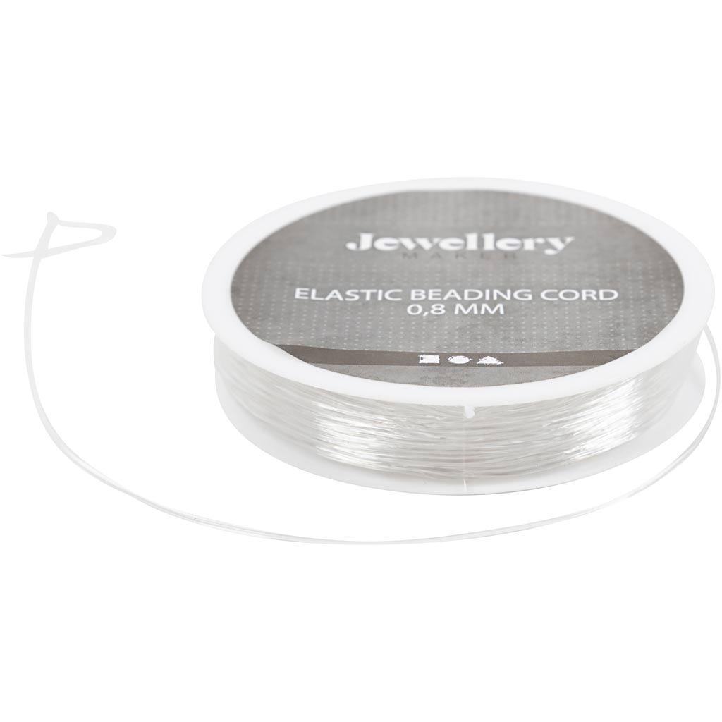 Elastic Cord, round, thickness 0,8 mm, 10 m/ 1 roll