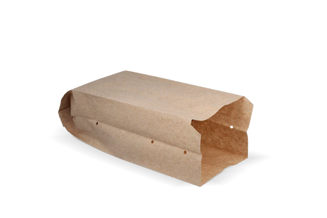 Snack Bags perforated Paper (0.5 pond) 10,5x8,5x27 cm kraft 50gr (1.600 pcs)