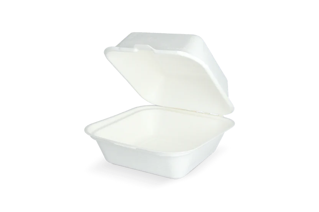 Hamburger Box Sugarcane 15,3x8x15,3 cm (500 pcs)