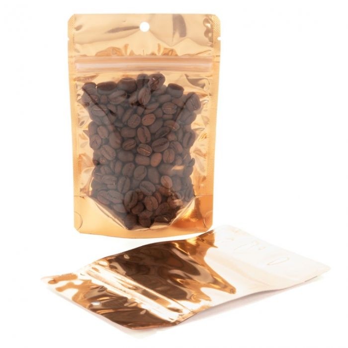 Stand Up Pouches Transparent/Orange 13x7.9x20.6cm | 113 grams