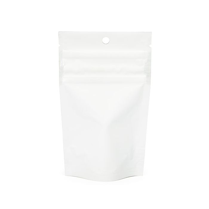 Child Resistant Stand Up Pouch White 7,9x5,1x13 cm