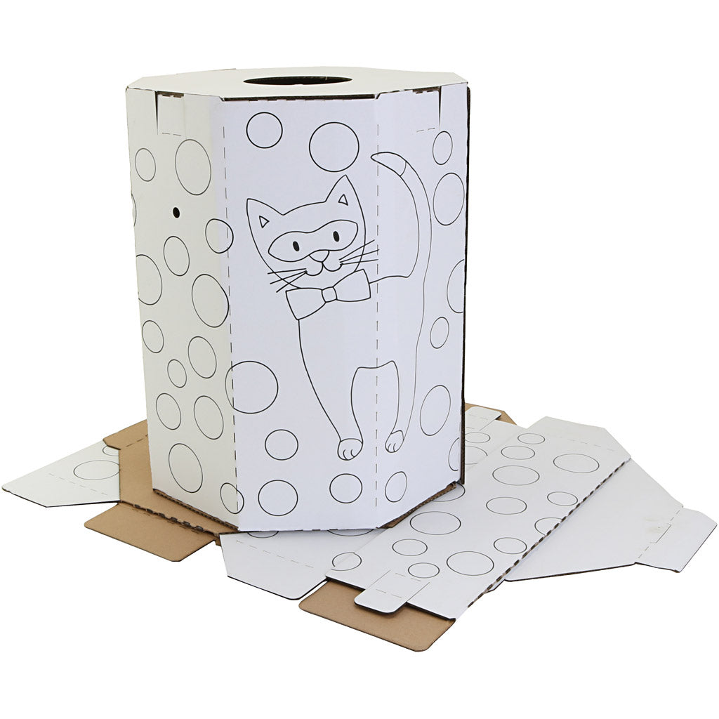 Carnival Barrel, With print, H: 39 cm, 2 pc