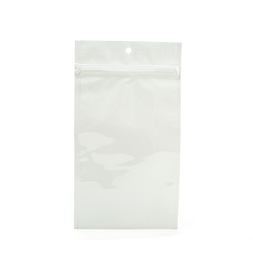 Grip Seal Bags White 10x16.5cm Metallised