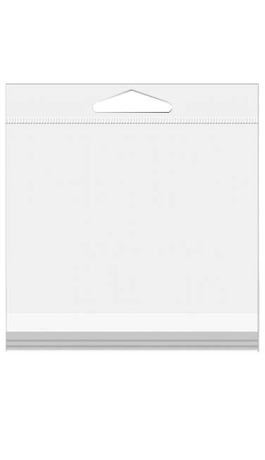 Headerbags 13.8x13.3cm Reclosable and Crystal Clear