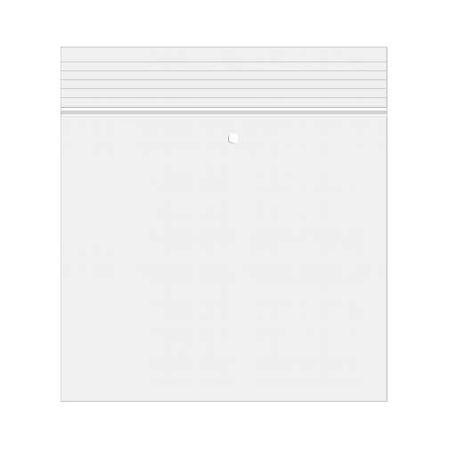 Grip Seal Bags with Vent-hole 15x15cm Crystal Clear PP 50 micron