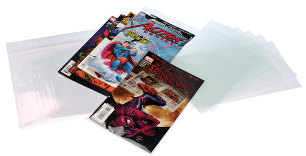 Plastic Bags for Comic Books 18x27 + 3cm with Protective Closure
