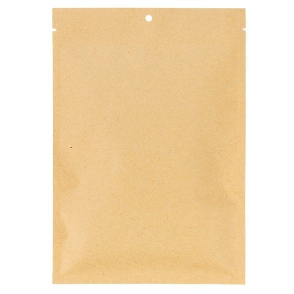 Kraft Bags Compostable 13.7x18.5cm Sealable