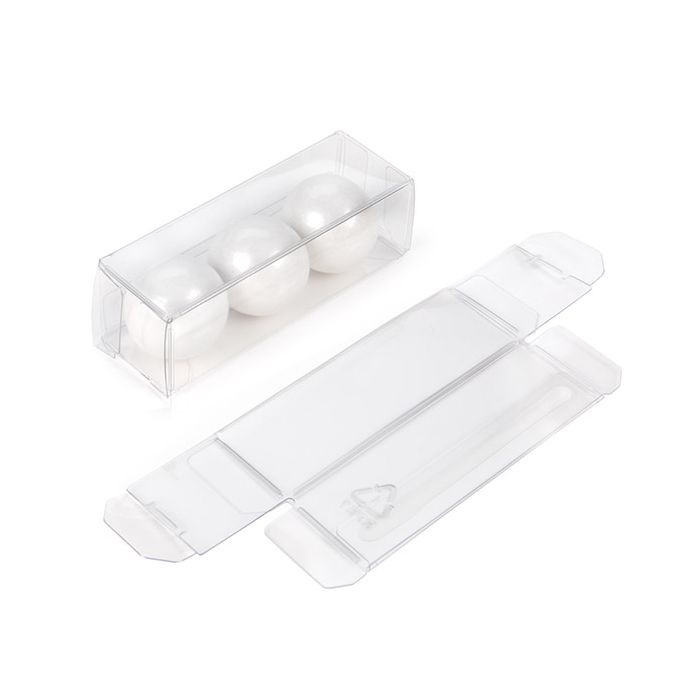 rPET Crystal Clear Box 2.5x2.5x7.6 cm