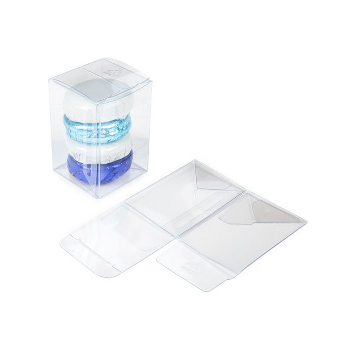 rPET Crystal Clear Pop & Lock Box 5.1x5.1x7.6 cm