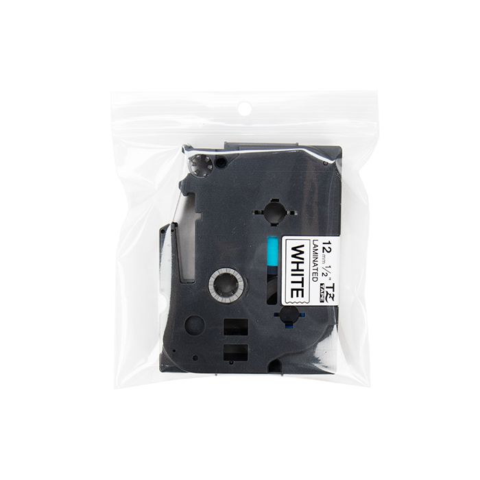 Grip Seal Bags with Hang hole 10x10cm Crystal Clear PP 75 micron