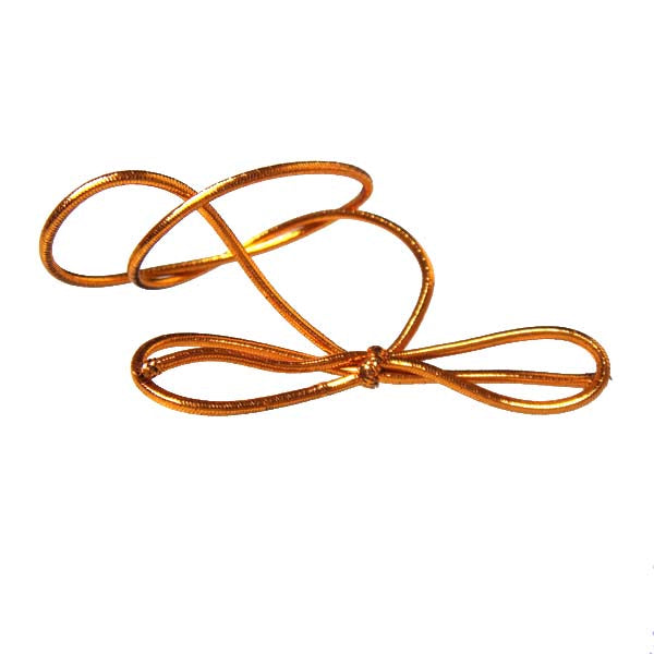 Versierelastiek metallic koper 40,5cm (50 stuks) [16MC]