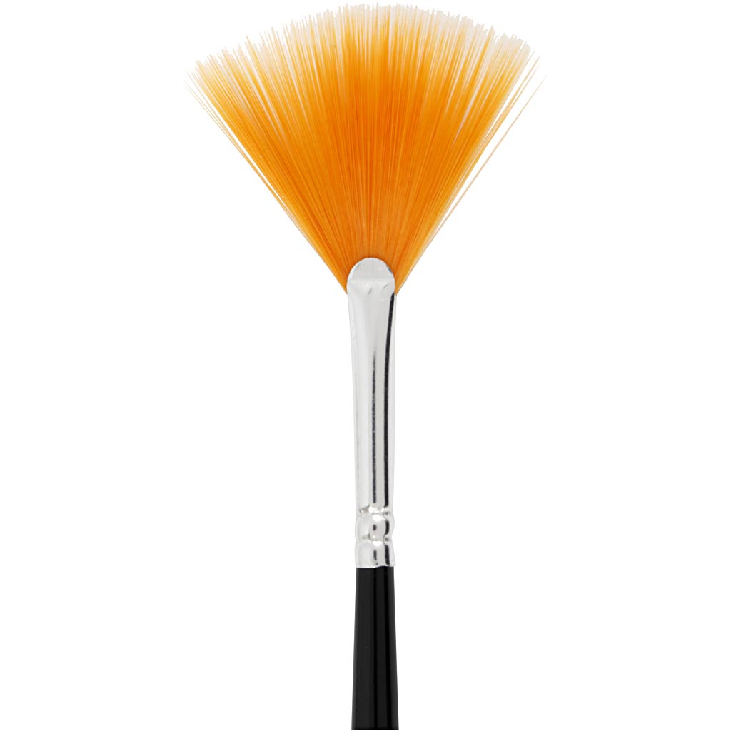 Gold Line Waaierpenselen, afm 4+8, L: 29-30 cm, B: 2-3 mm, Waaier, 2 stuk/ 1 doos [HOB-100279]