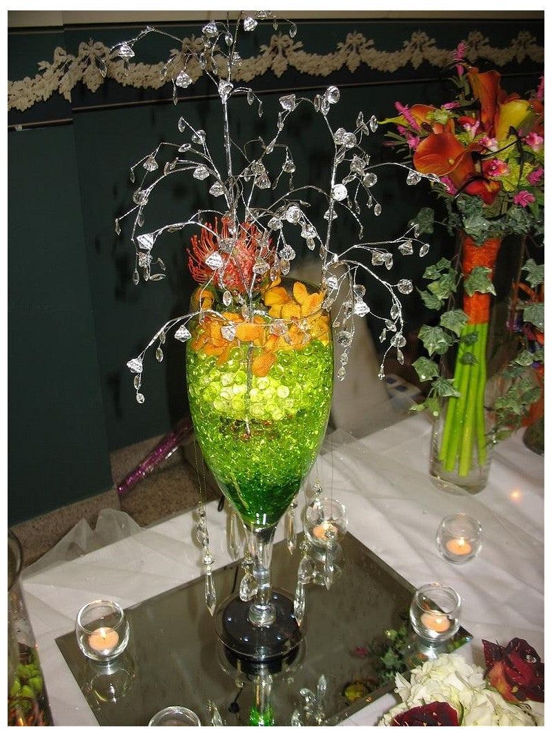 Groene water parels 10-12 mm (1 doos) [IFS-10335]