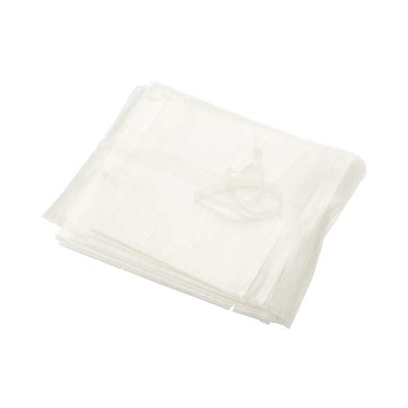 Versierelastiek vinyl stretch transparant 25,5cm (50 stuks) [10CVL]